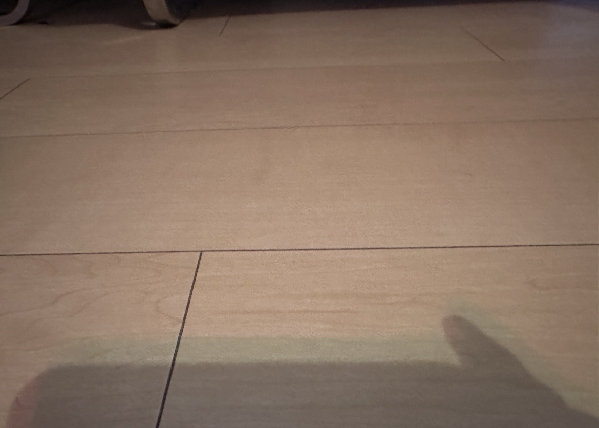 施工後：破損部分がわからない補修後